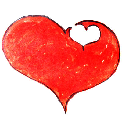 The heart logo of estrangements.com